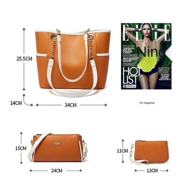 New Shoulder bags 3pcs Set - Picture 2 of 9